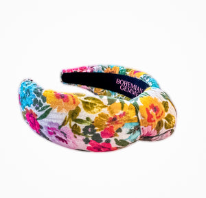 Spring/ Summer Bright Floral Knotted Headband